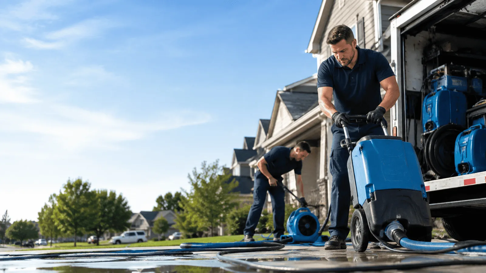 Dehumidification being performed in Hopkinsville, KY